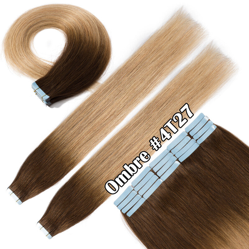 Remy Human Hair Tape-In Extensions 18-22 Inches - Thick & Natural Look