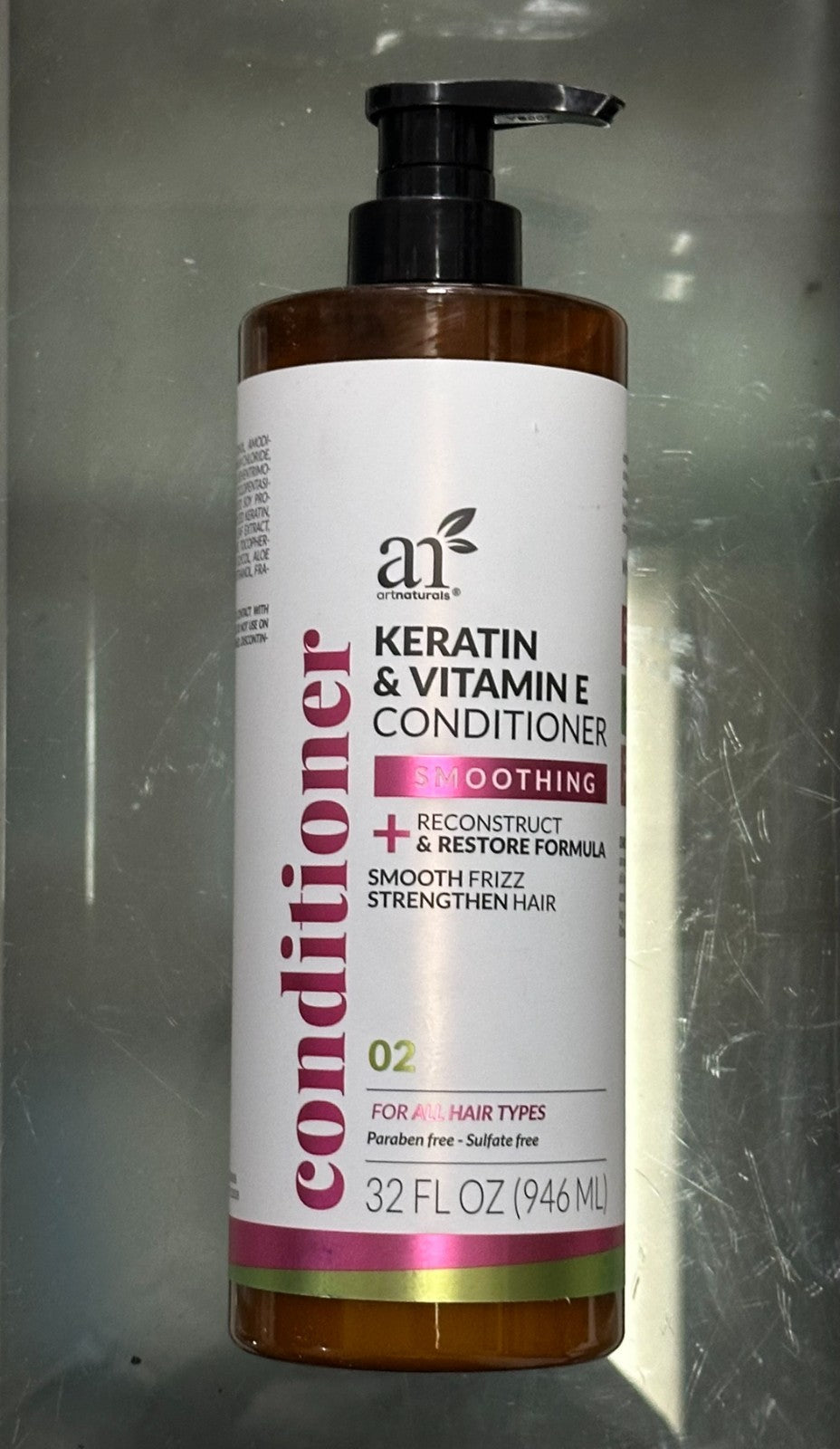 Keratin Vitamin E Smoothing Conditioner 946ml – Art Naturals