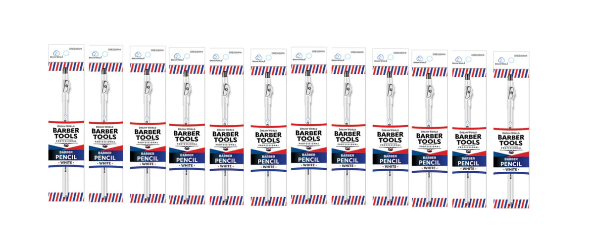 Dream World Barber Tools Professional Pencil White/Natural/Black NEW