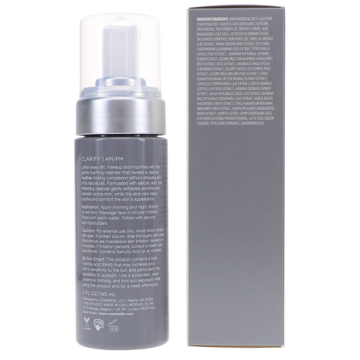 Salicylic Acid Foaming Cleanser for Sensitive Skin - 5 oz