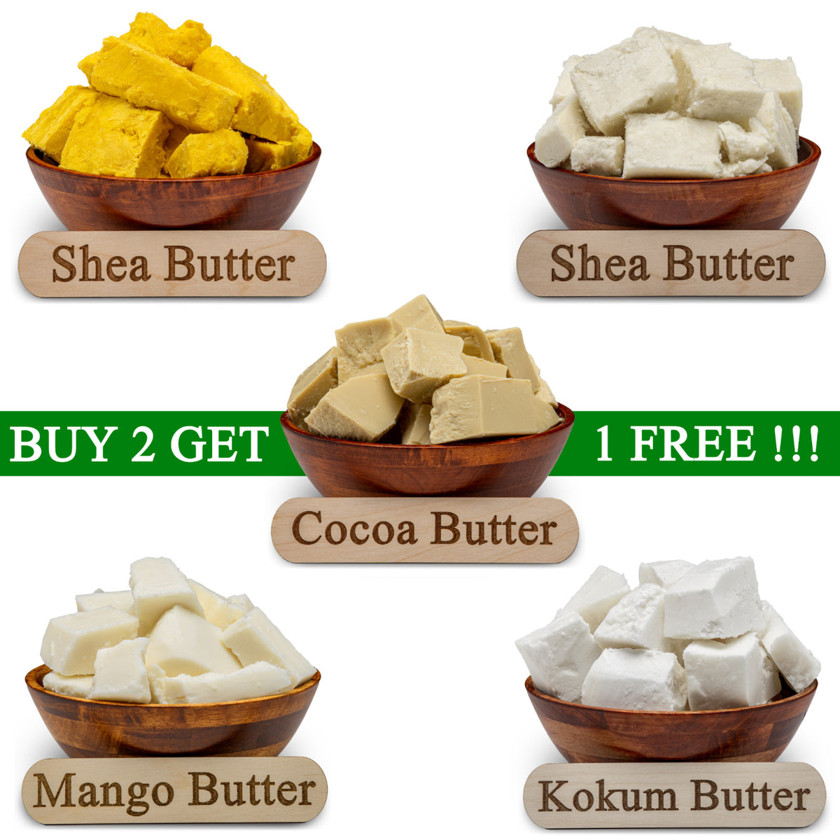Pure Raw Natural Butters 4 oz – Organic Unrefined