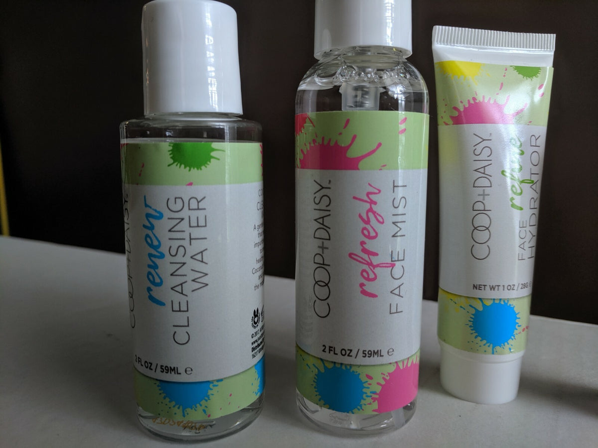 Gym Care Kit Set with Cleansing Water Face Mist Lip Balm - 4 Pieces