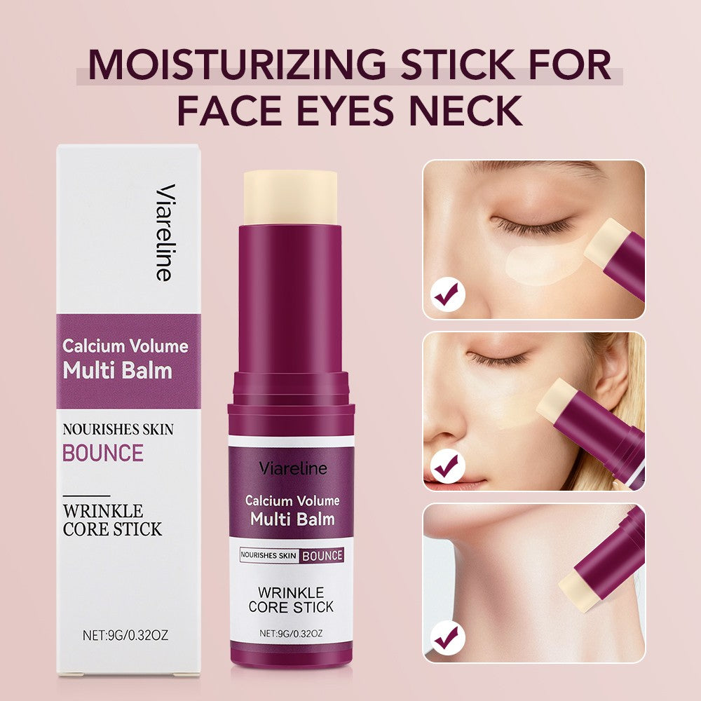 VIARELINE Hydrating Neck and Eye Cream Balm Stick for Anti-Aging & Wrinkle Care
