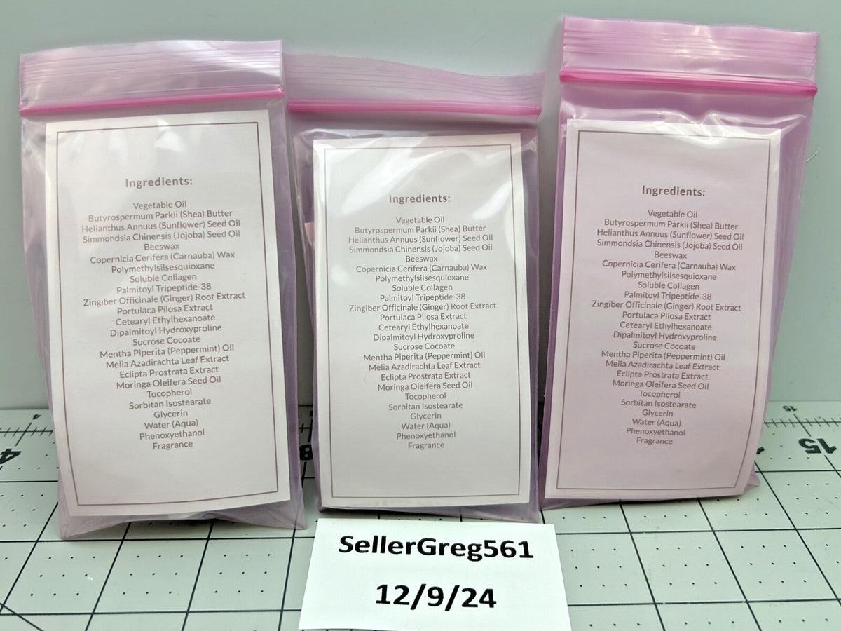 Lip Plumper Serum with Collagen & Sugarmint - Pack of 3 Lip Care Treatments