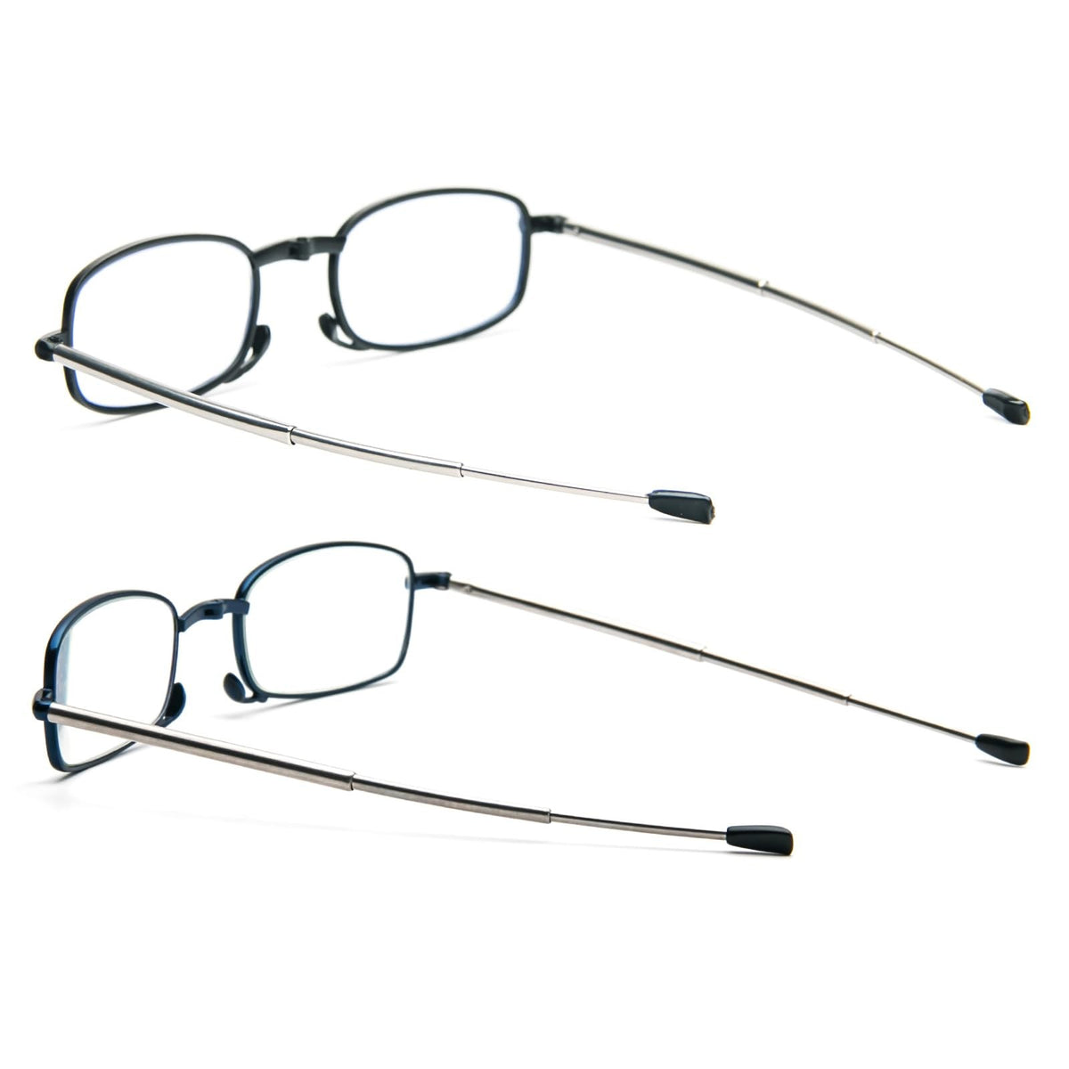 Anti-Blue Light Reading Glasses 2 Pack - Lightweight Unbreakable Folding Eyewear