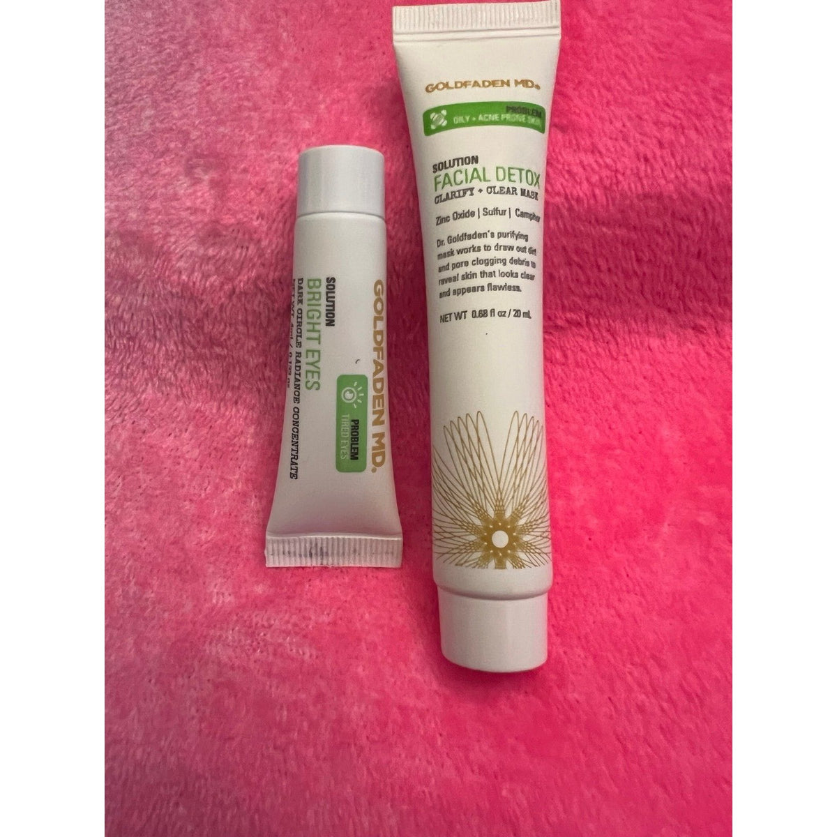 Goldfaden MD Bright Eyes Dark Circle Concentrate & Facial Detox Set