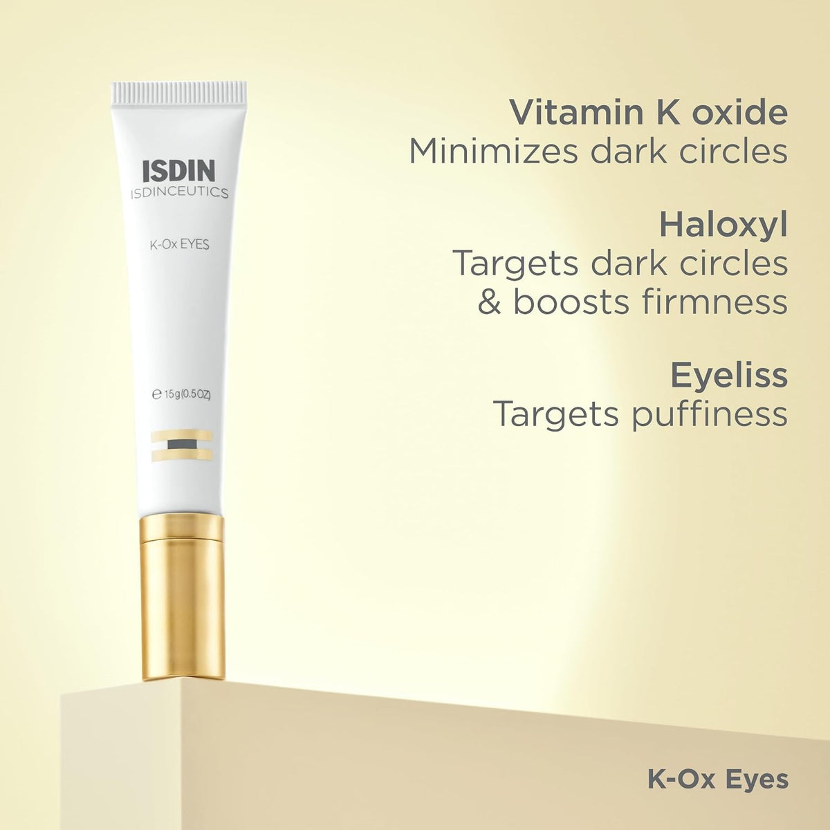 K-Ox Eyes Cream for Dark Circles Puffiness & Fine Lines - 15g