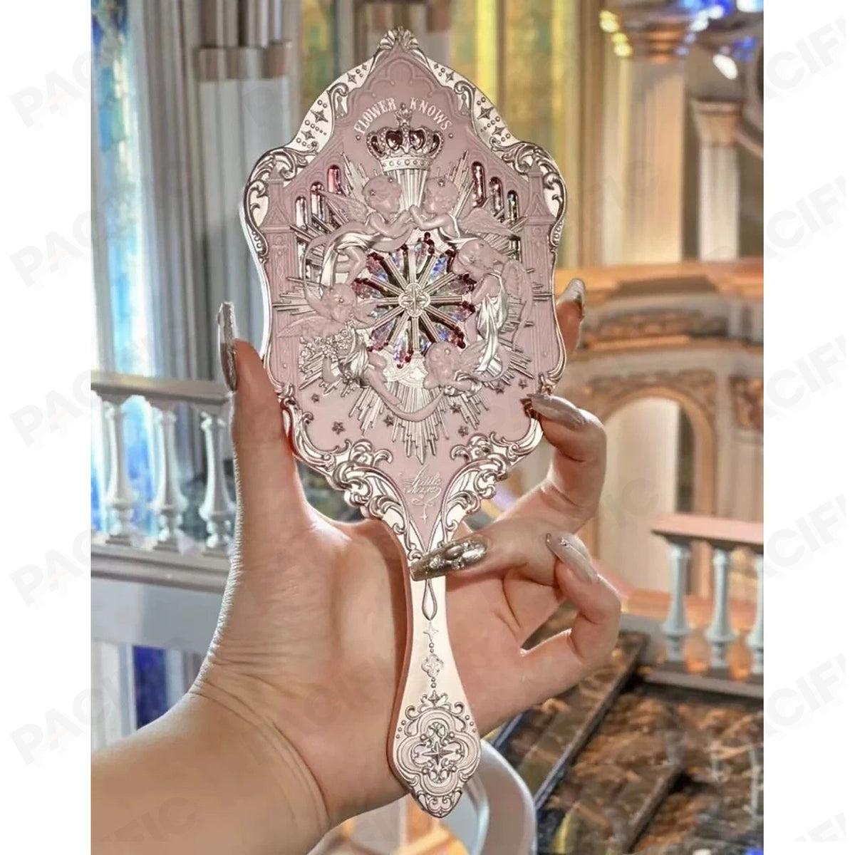 Flower Knows Little Angel Series Hand Mirror - Discontinued Rare Collectible