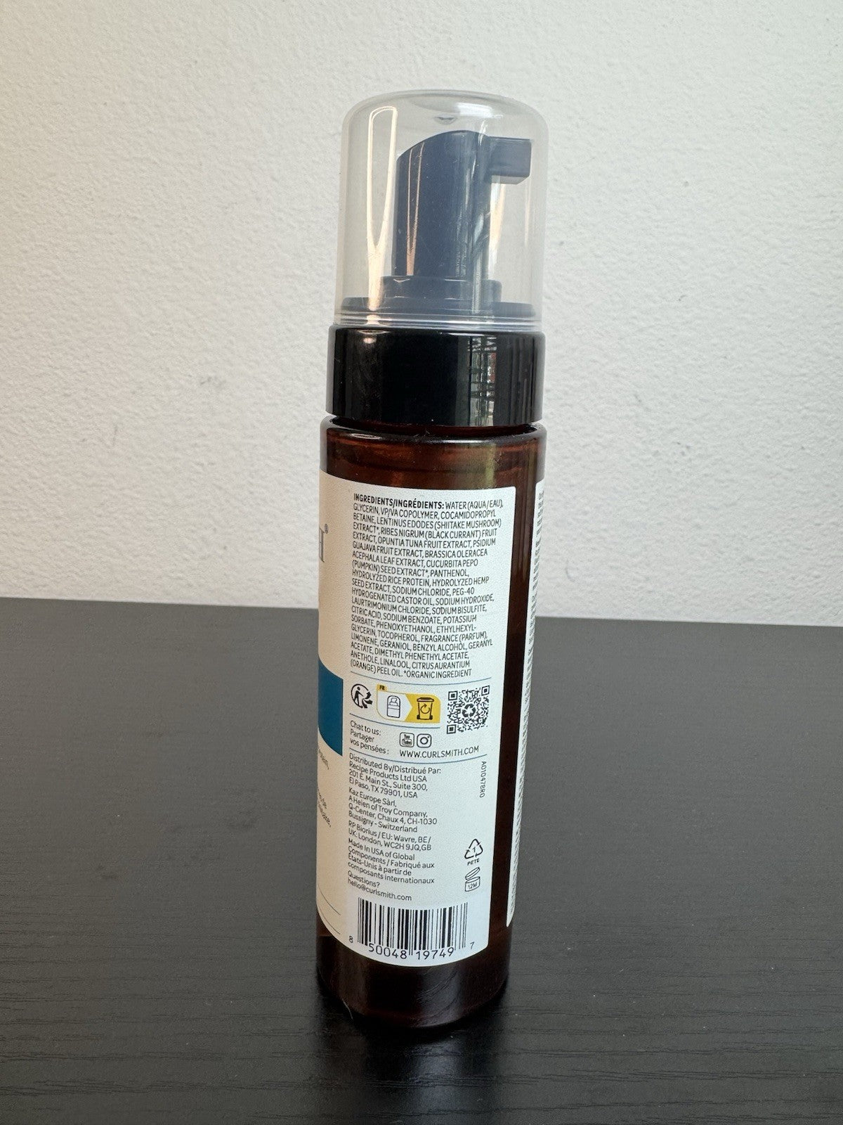 Bouncy Strength Volume Foam for Curly Wavy Hair - Styling Mousse 7.5oz