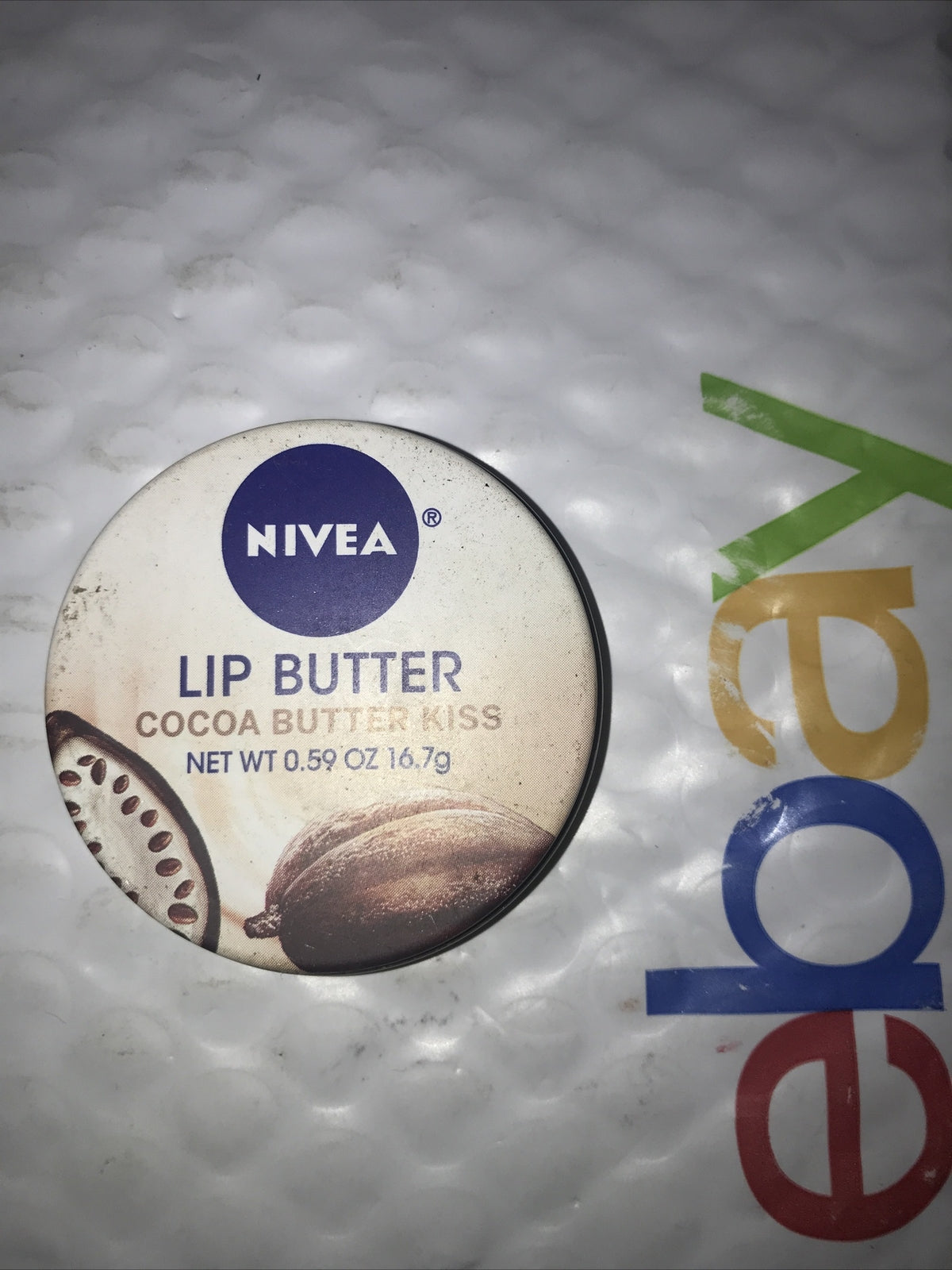 NIVEA Lip Butter Cocoa Butter Lip Balm Unsealed