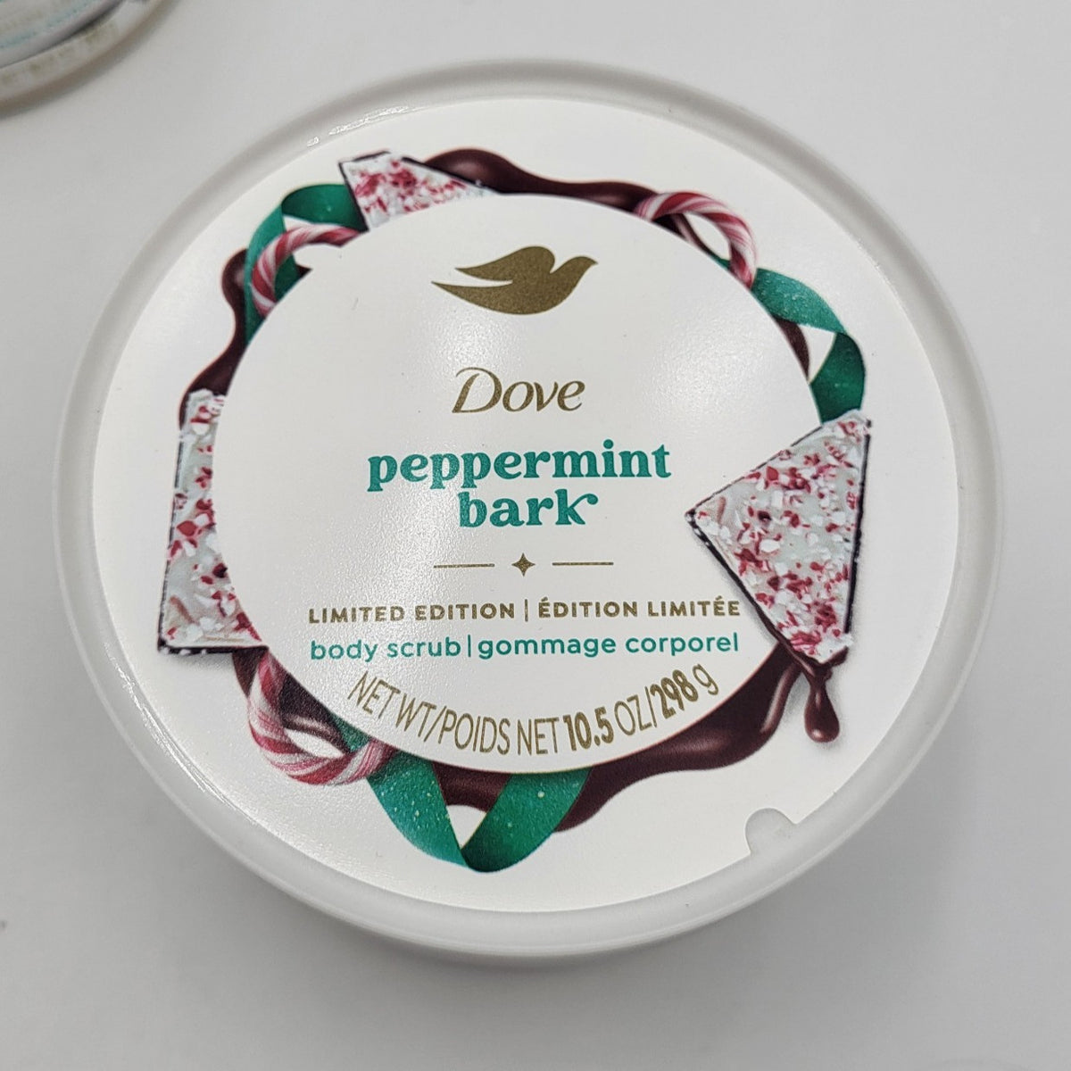 Lot of 3 Dove Peppermint Bark Body Scrub 10.5oz. Limited Edition