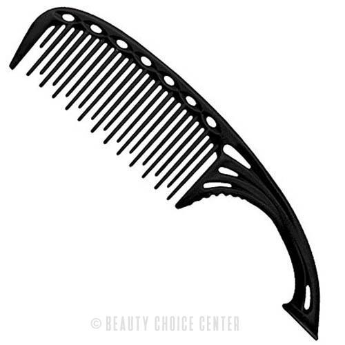 Self Standing Fish Comb for Hair Styling and Coloring - Black