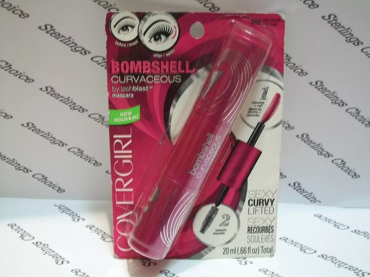 Covergirl Bombshell Curvaceous Mascara #800 Very Black - Damaged Pack