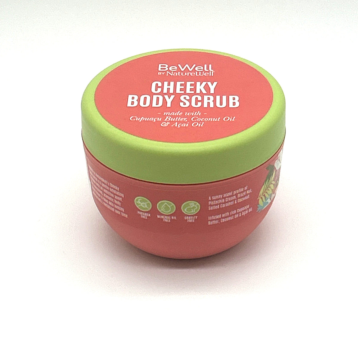 NatureWell Cheeky Firming Cupuacu Butter, Coconut & Acai Body Scrub