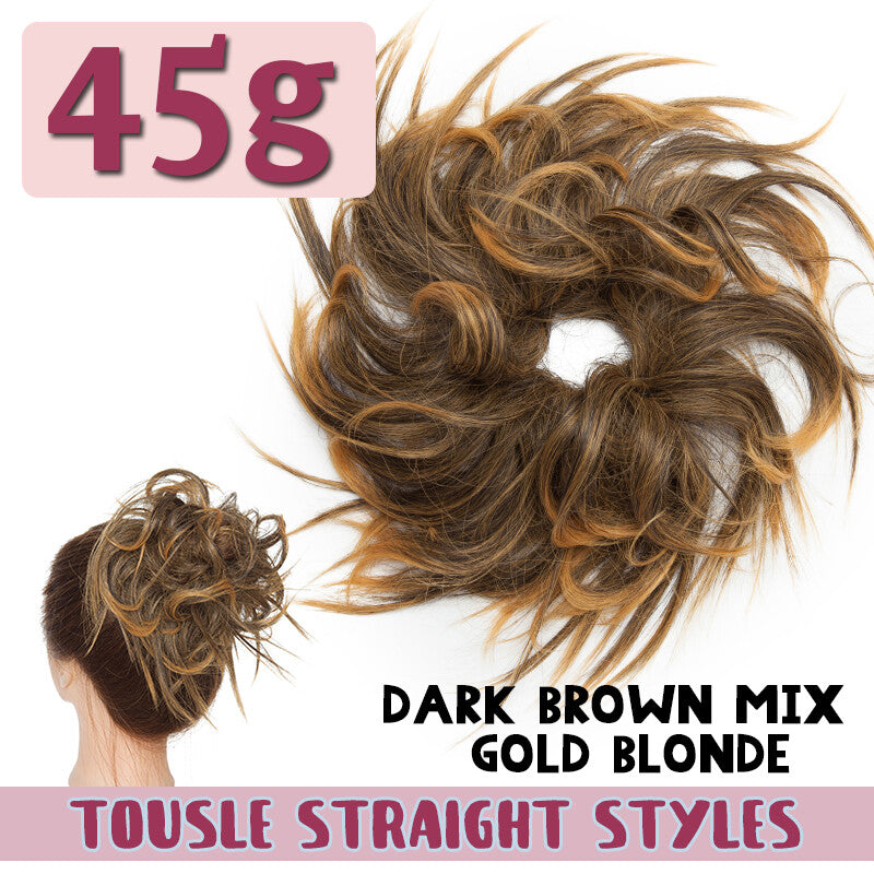Thick Large Messy Bun Hair Piece Scrunchie Updo Wrap Hair Extensions
