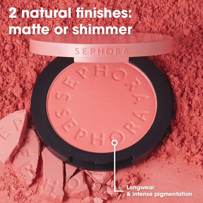 Colorful Blush Palette with 7 Shades - Vegan & Buildable Powder Makeup