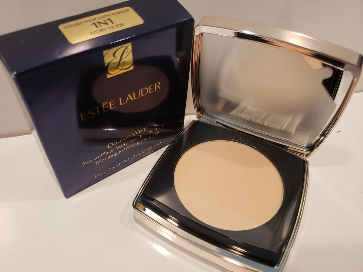 Estée Lauder Double Wear Powder Foundation 1N1 Ivory Nude — Matte, 0.42 oz