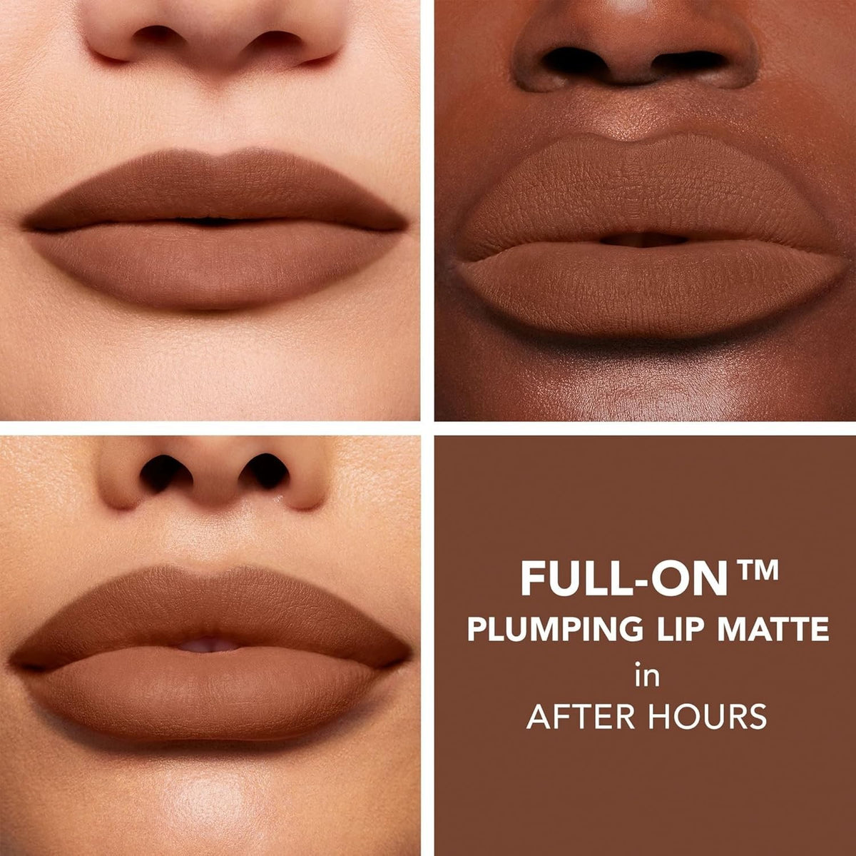 Plumping Lip Matte Lipstick - After Hours, Moisturizing & High Shine Finish