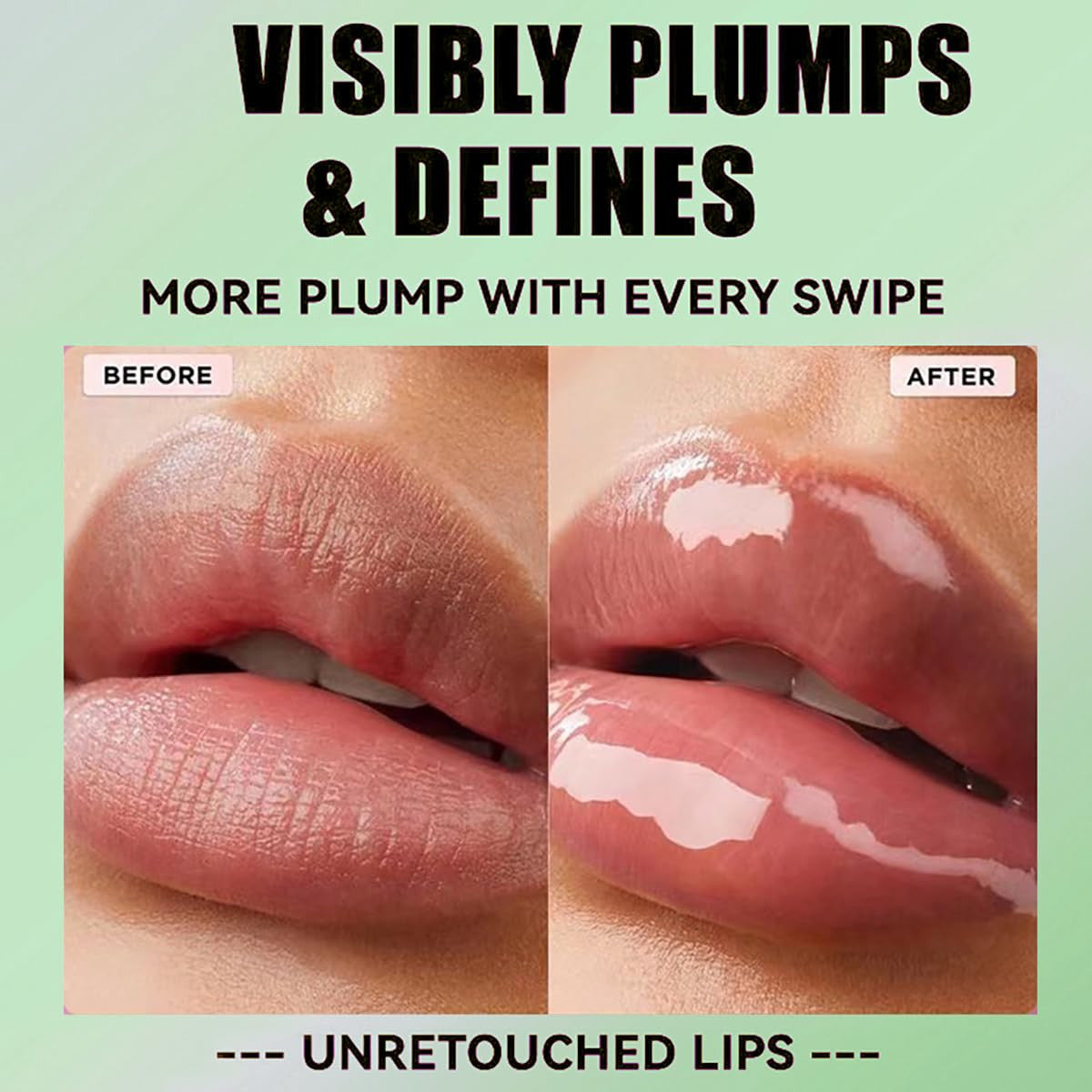 Lip Oil Kit - 4 Color Hydrating Lip Glaze with Large Brush Head