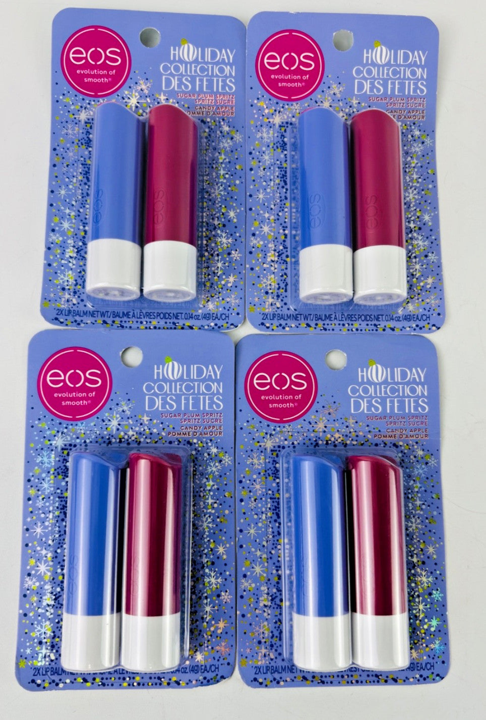 EOS Holiday 24H Moisture Super Balm Set - Limited Edition 12 Pack