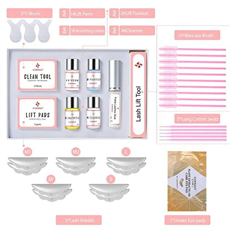Lash Lift Kit – Eyelash Perming Kit for Long-Lasting Curled Lashes 6-8 Weeks