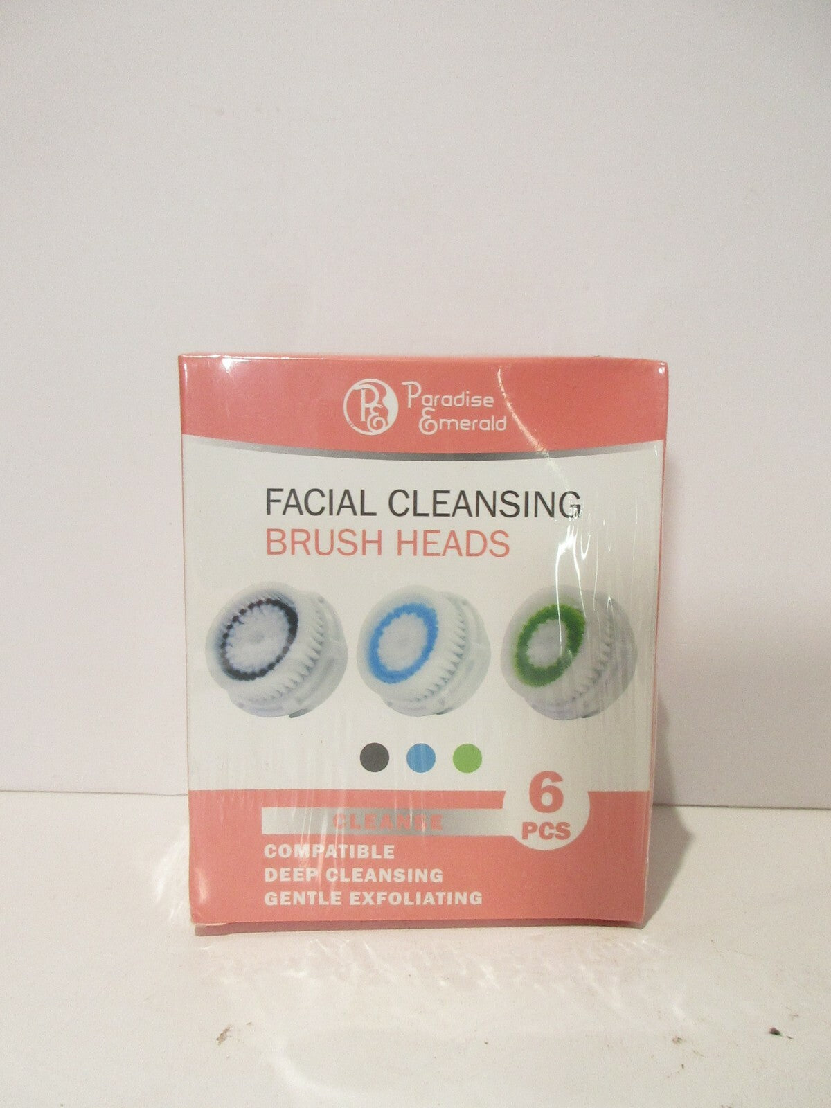 6 Pack Facial Cleansing Brush Heads Compatible with Clairsonic