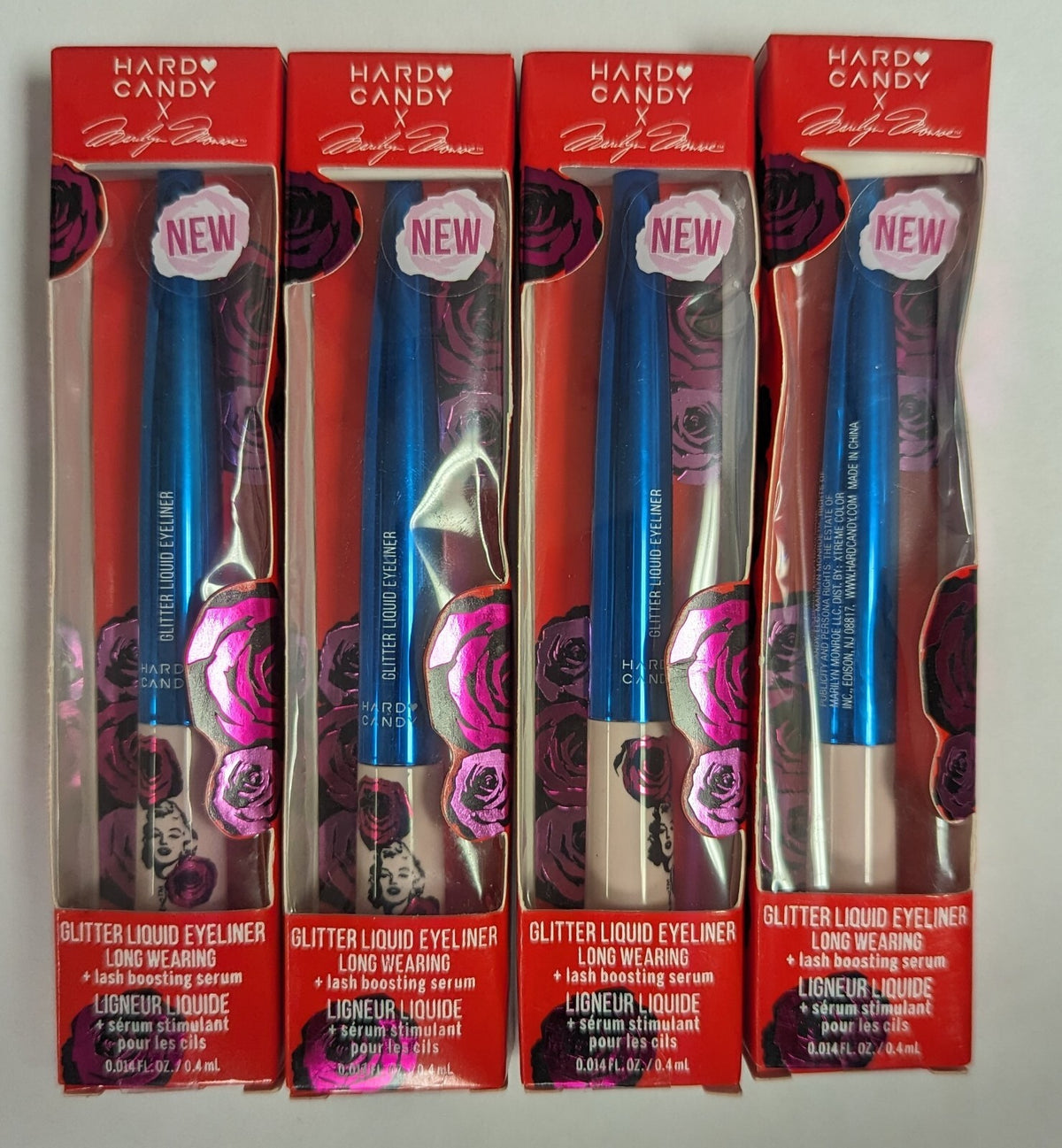 Liquid Eyeliner Set - Glitter Blue Glamour 4-Pack Longwear Makeup