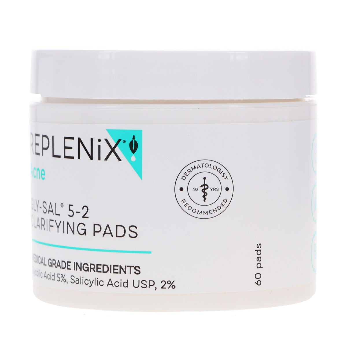 Gly-Sal 5-2 Clarifying Pads for Acne & Skin Care - 60 Count