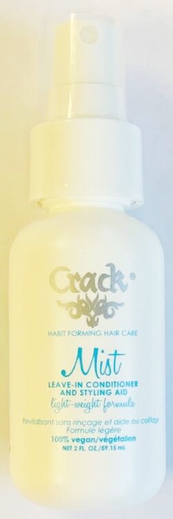 Leave-In Conditioner Spray 2 oz Hair Styling Aid - Crack
