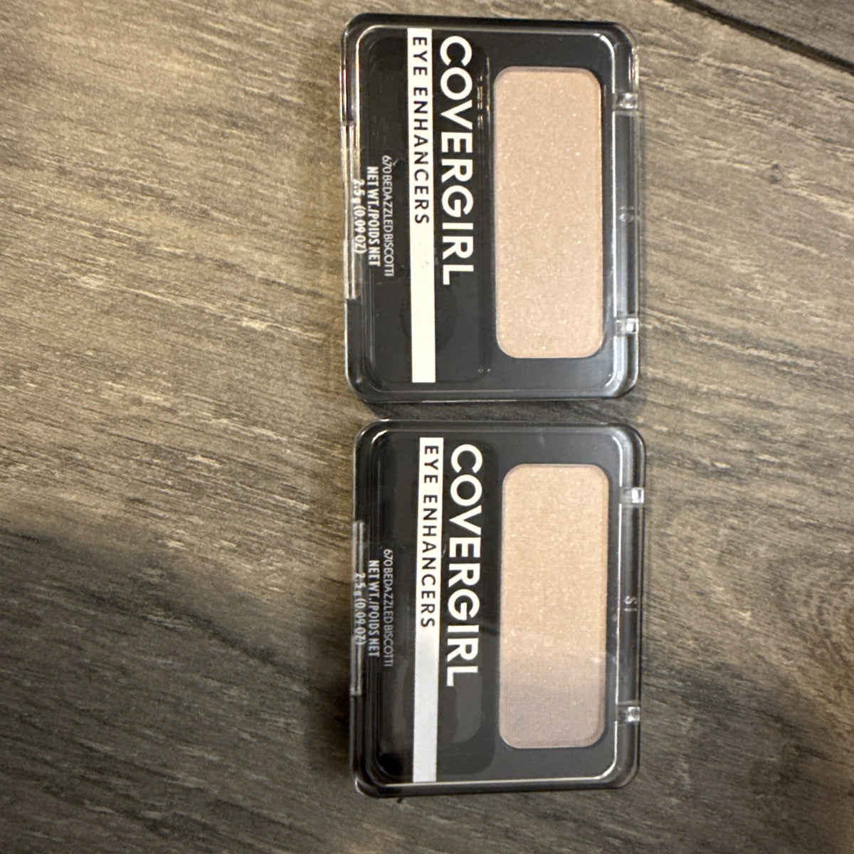Set of 2 Covergirl Eyeshadow #670 Bedazzled Biscotti Eye Enhancers Sealed