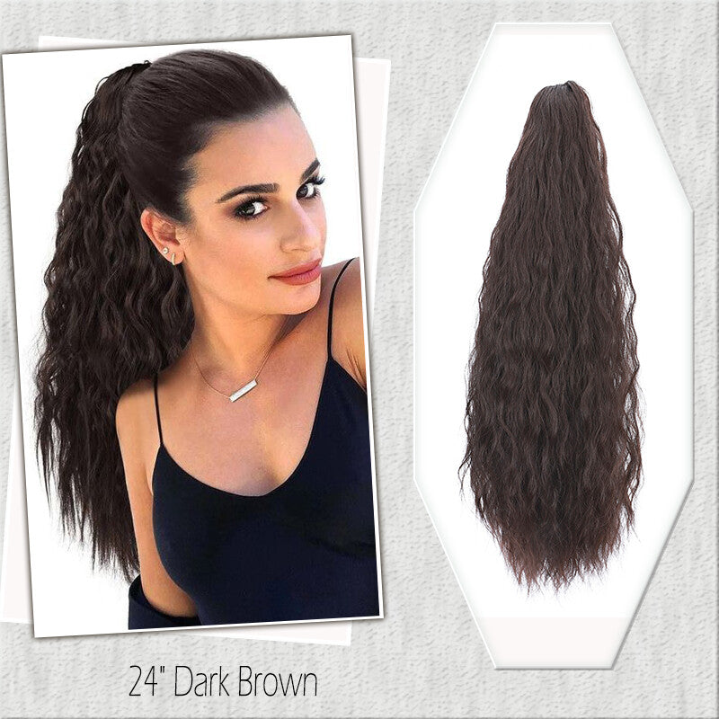 Fake Ponytail Clip-In Hair Extension Thick Natural Look 14 Inches