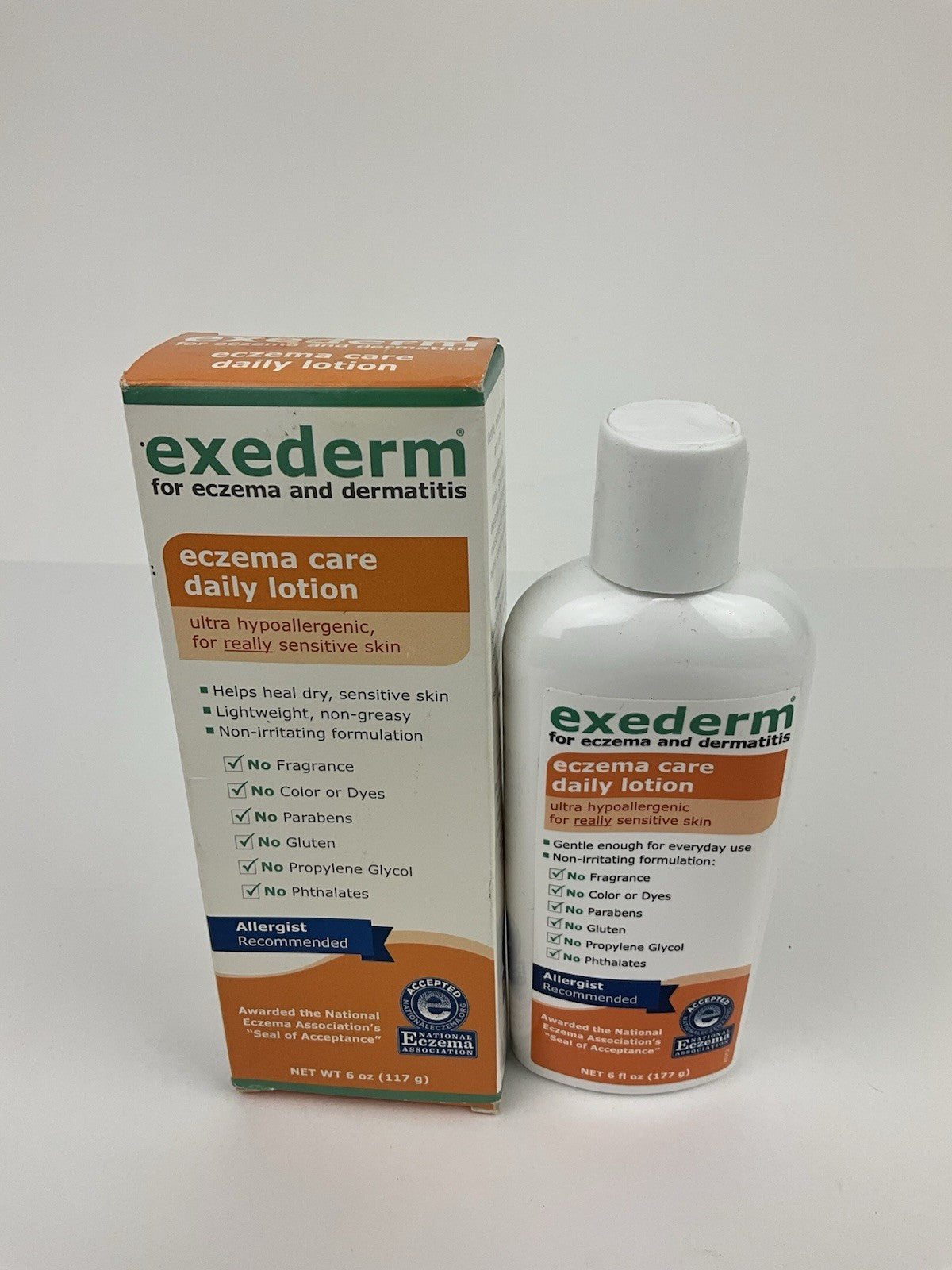 Exederm Eczema Care Daily Lotion 6 Oz New Old Stock