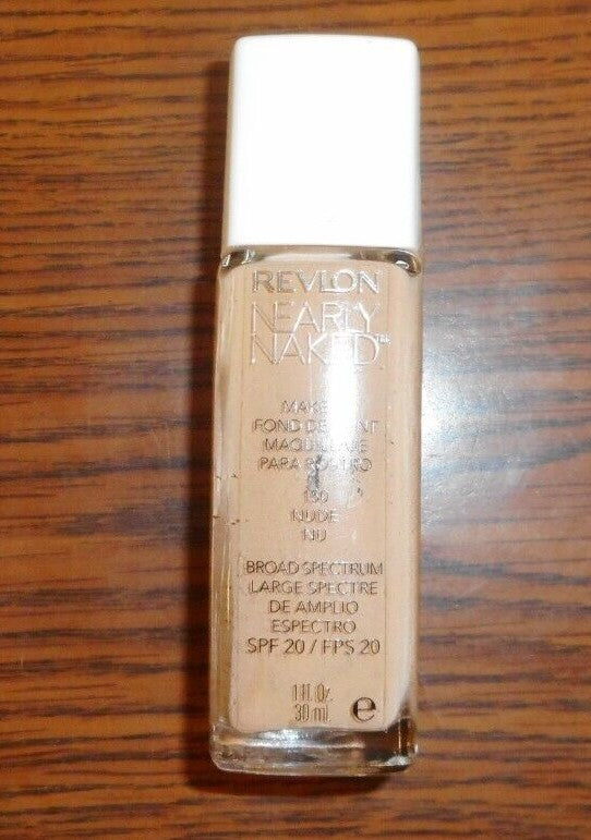 Face Makeup Foundation - Revlon Nearly Naked 1 Fl Oz for Natural Look
