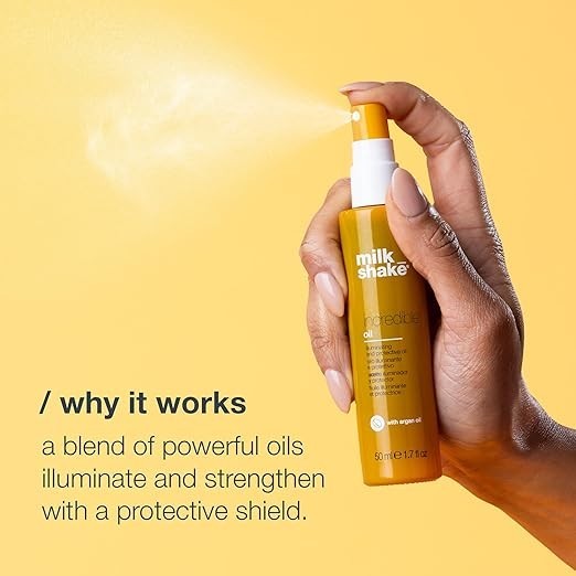 Hair Oil with Argan & Sunflower for Shine and Nourishment - 1.7oz