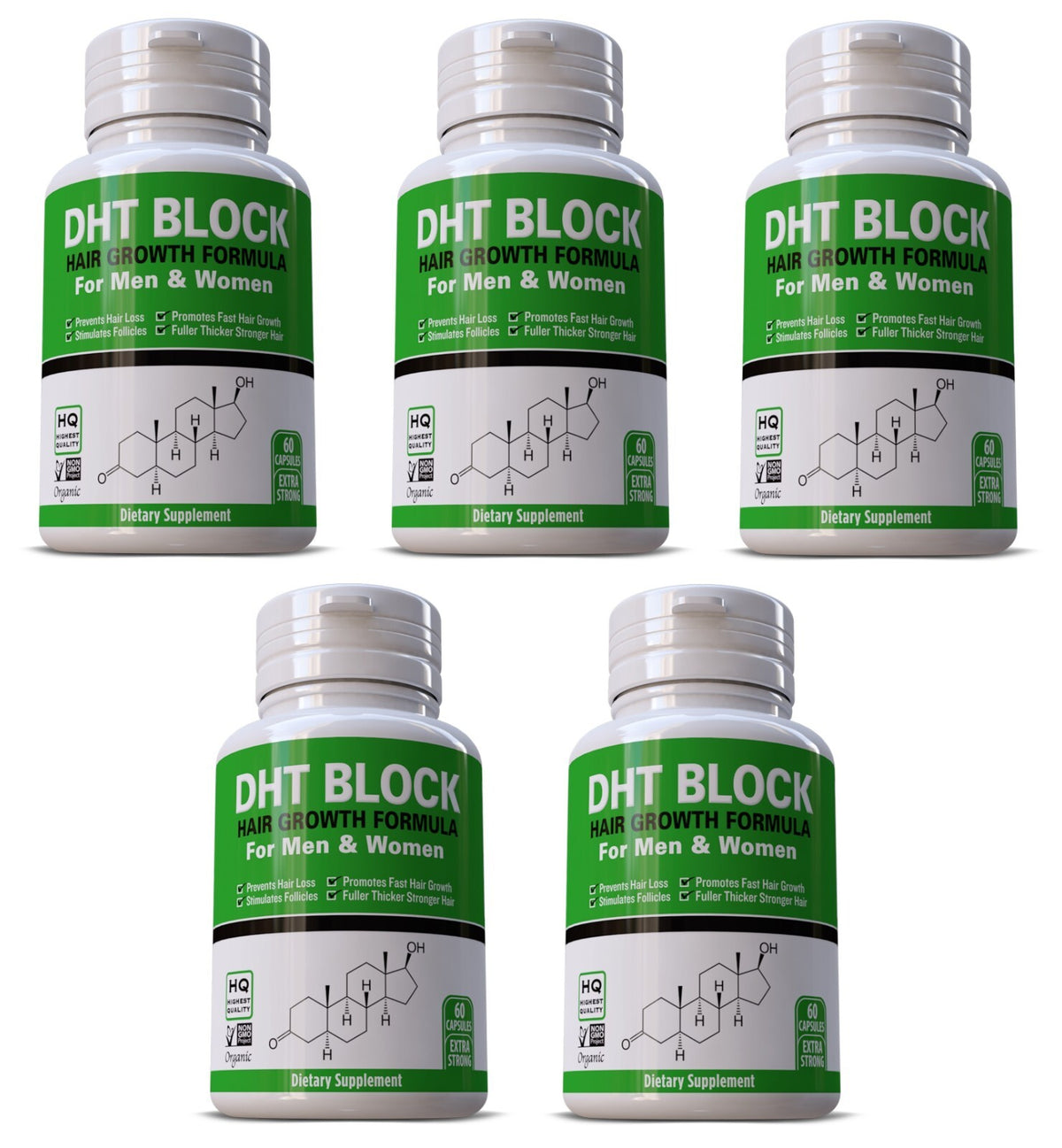 DHT Blocker Hair Growth Supplement - 60 Capsules