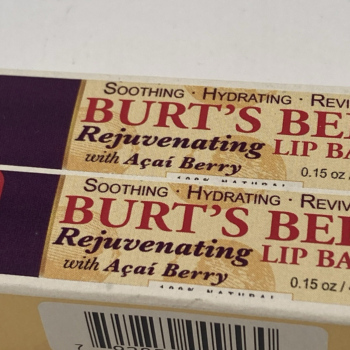 Burt's Bees Acai Berry Rejuvenating Lip Balm 2 Pack - Discontinued
