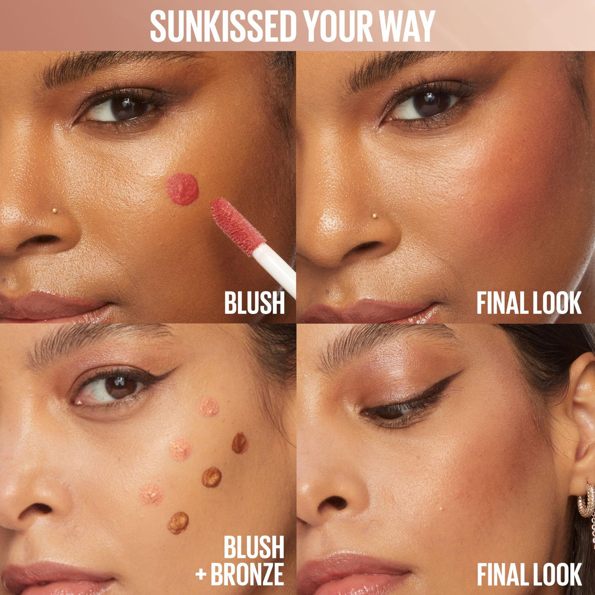 Maybelline Liquid Blush Sunkisser - 10 Shades, 12HR Glow Cheek Makeup