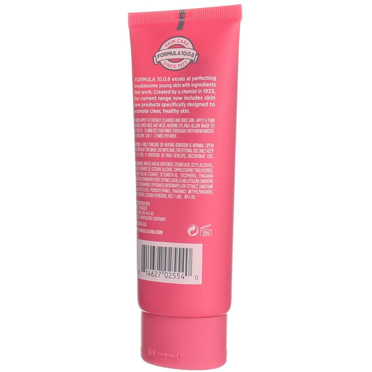 Skin Clarifying Mud Mask with Strawberry & Yarrow for Oily Skin - 3 oz