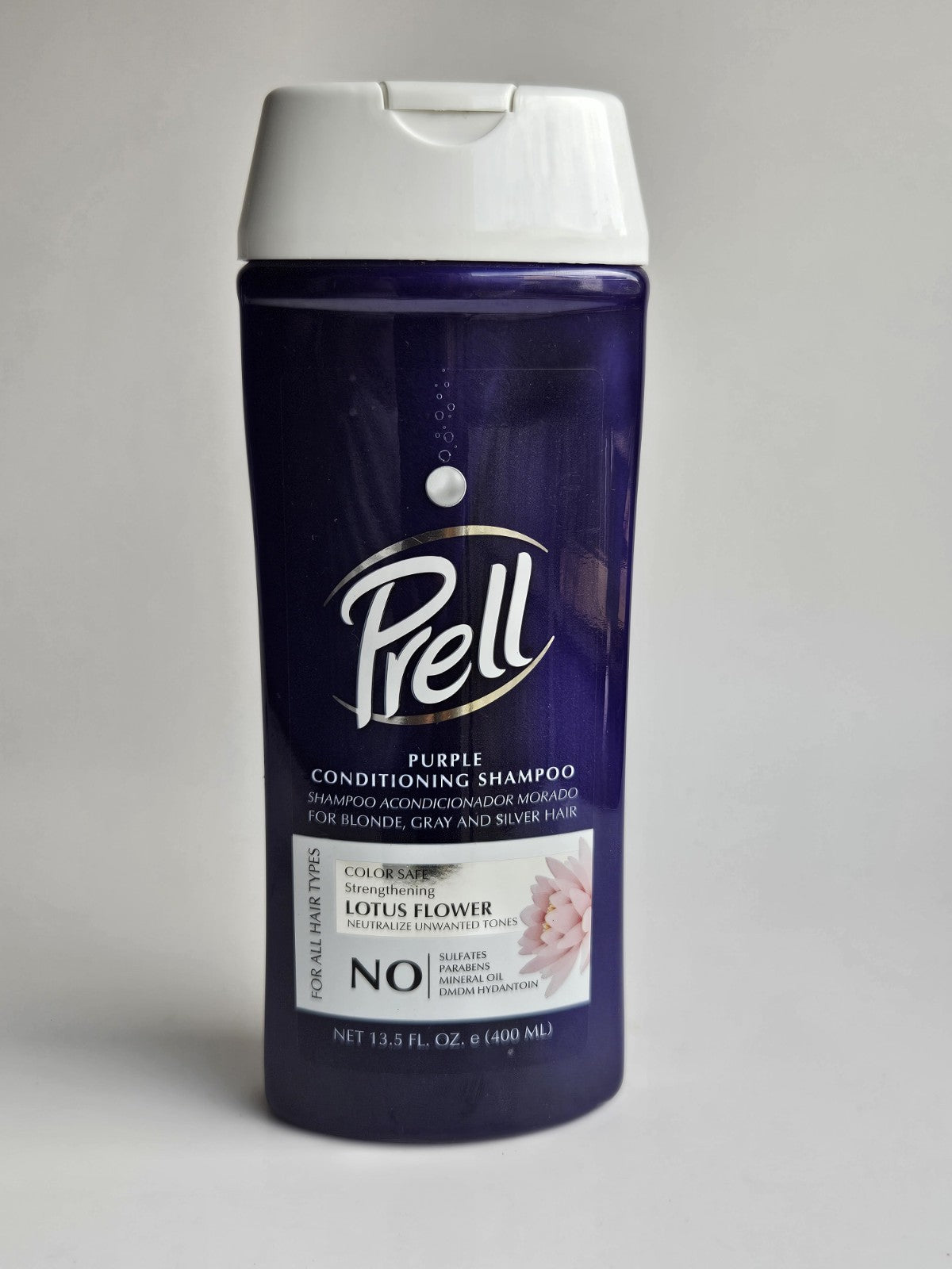 Purple Conditioning Shampoo with Lotus Flower for Blonde Gray Silver Hair