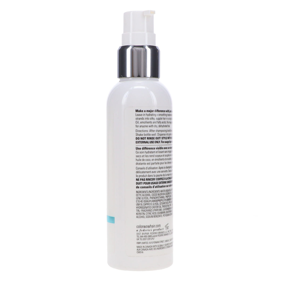 Coconut-Infused Hair Leave-In Treatment for Color-Treated Fine Hair 6.7 oz