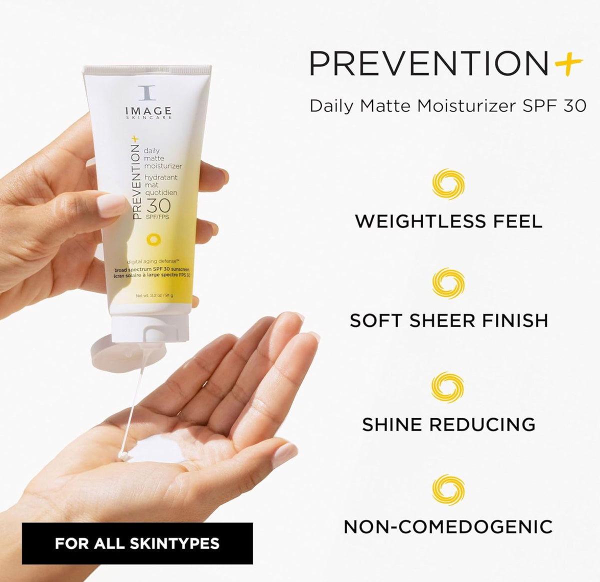 SPF 30 Daily Matte Moisturizer 6oz - Oil-Free Face Sunscreen