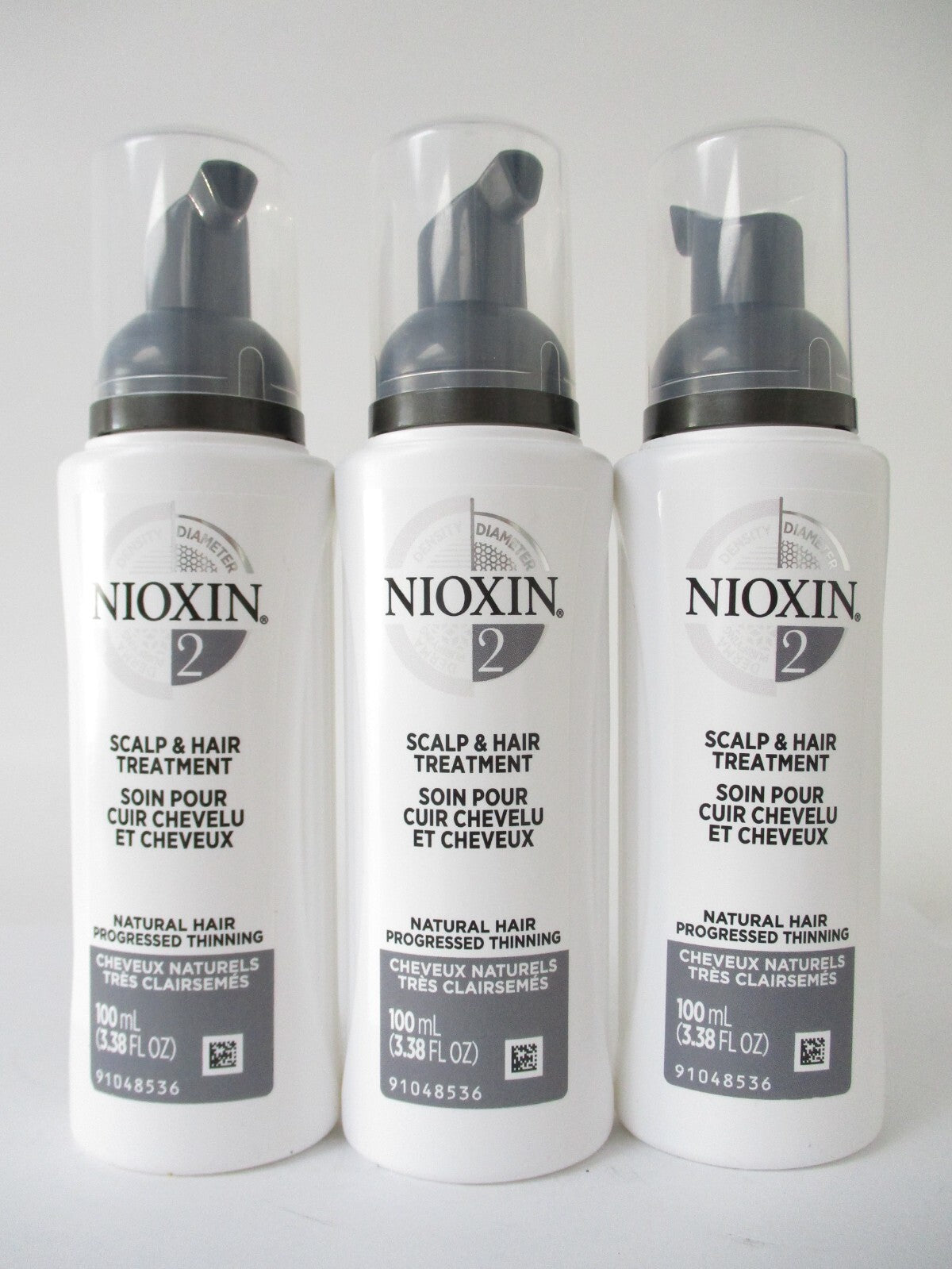 Nioxin System #2 Scalp & Hair Treatment, 3.38 oz (Pack of 3)