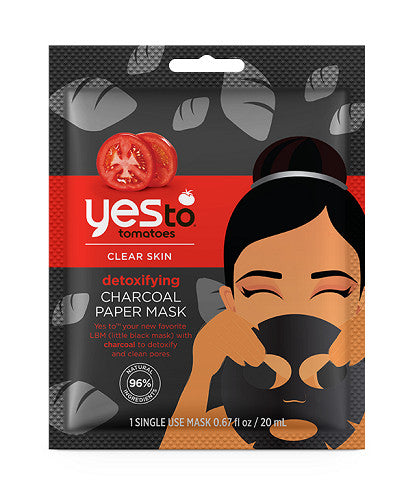 Charcoal Paper Mask for Clear Skin - Single Use