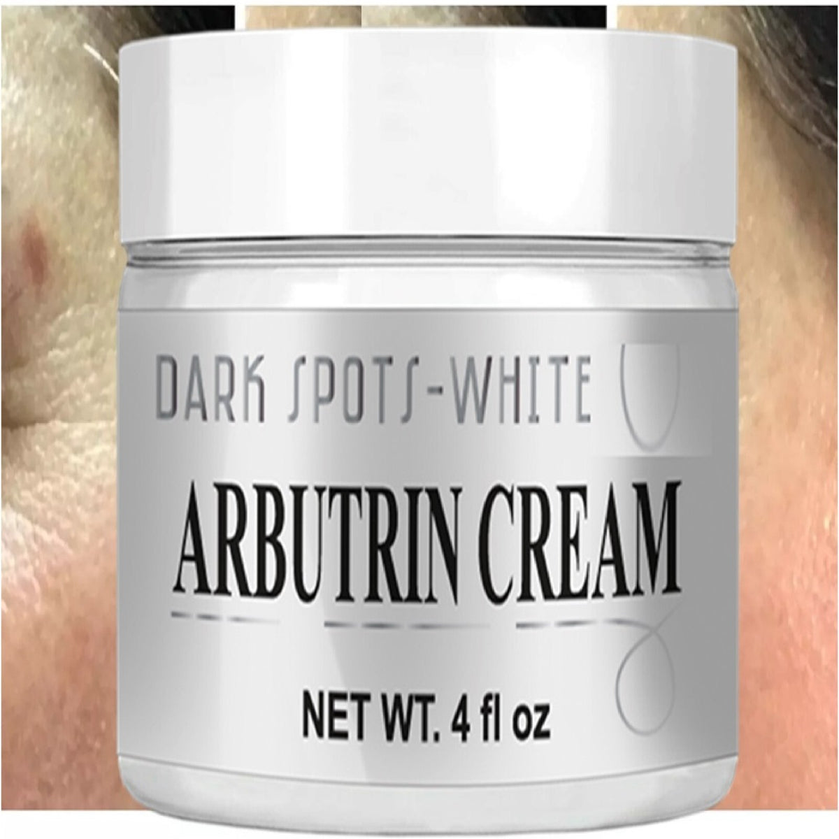 Facial Cream with Arbutin 4 oz - Nourishing Daily Moisturizer with Aloe & Silk