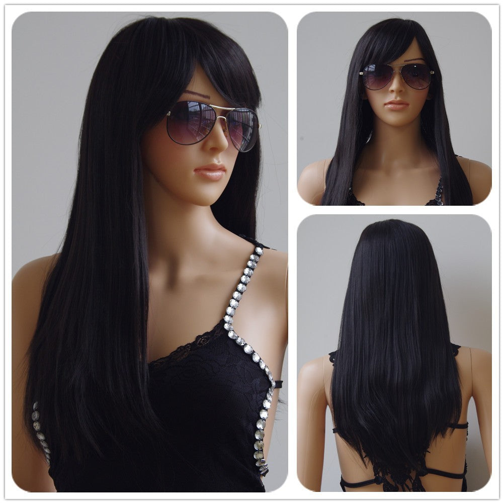 Long Ombre Wigs - Heat Resistant Synthetic Hair, Thick Full Wigs