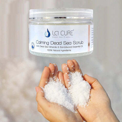 La Cure Dead Sea Calming Scrub Salts with Sandalwood Essential Oil