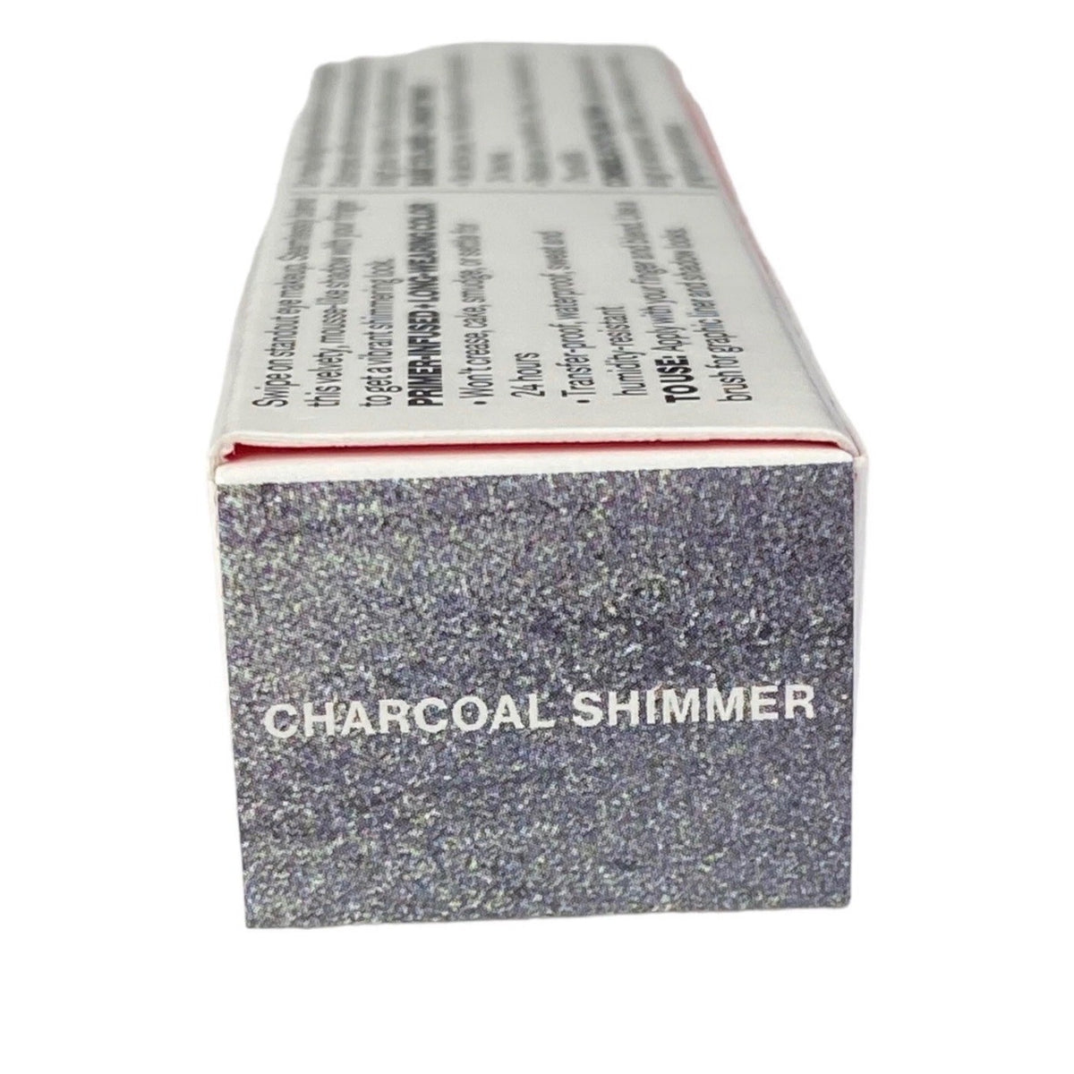 Long-Wear Cream Eyeshadow Charcoal Shimmer 24H Non-Creasing
