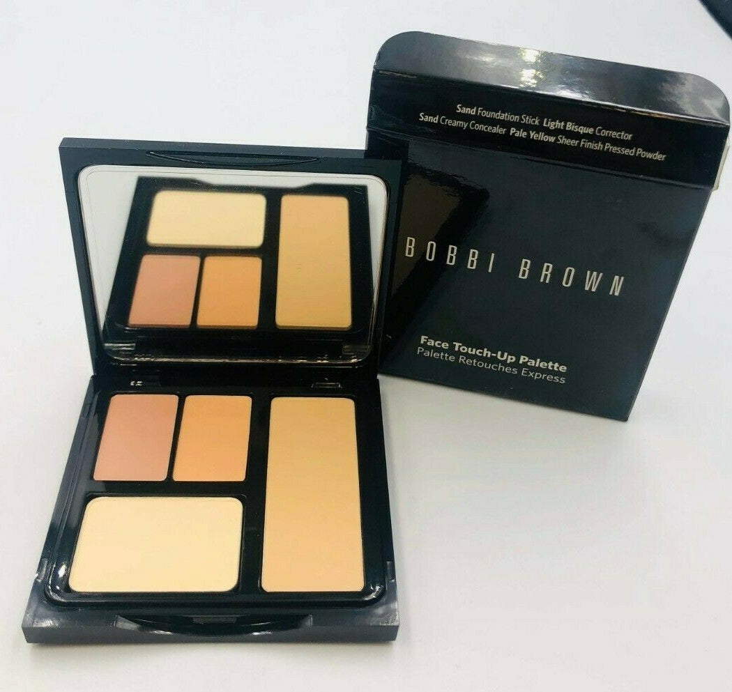 Face Touch-Up Palette with Foundation Concealer & Powder for On-the-Go Makeup