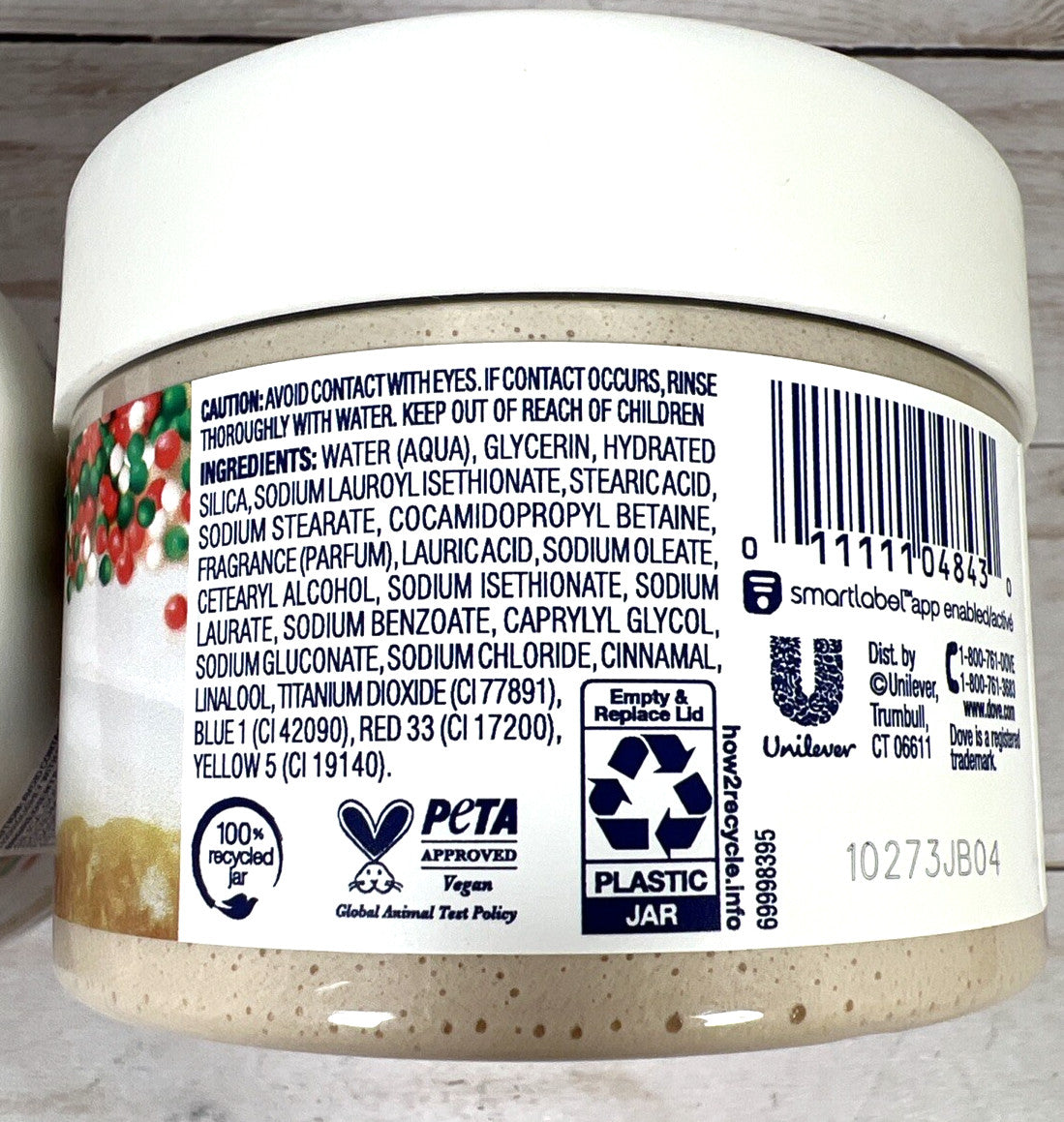 Dove Limited Edition Holiday Treats SUGAR COOKIE Body Scrub 10.5oz (2