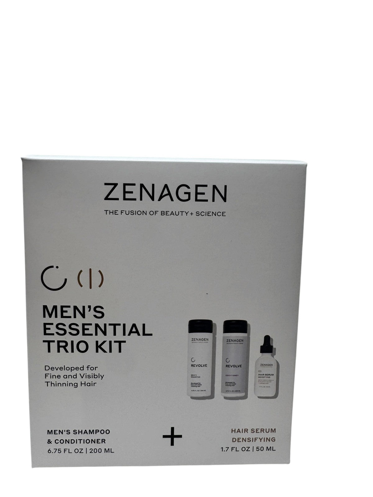 Men's Hair Thickening Kit - Shampoo, Conditioner & Serum Trio